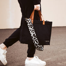 Load image into Gallery viewer, Canvas Tote Bag -Black
