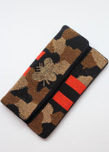 Load image into Gallery viewer, Camo Queen Bee Crossbody with Red and Black Stripe