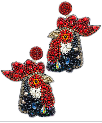 SOUTH CAROLINA GAMECOCKS EARRINGS