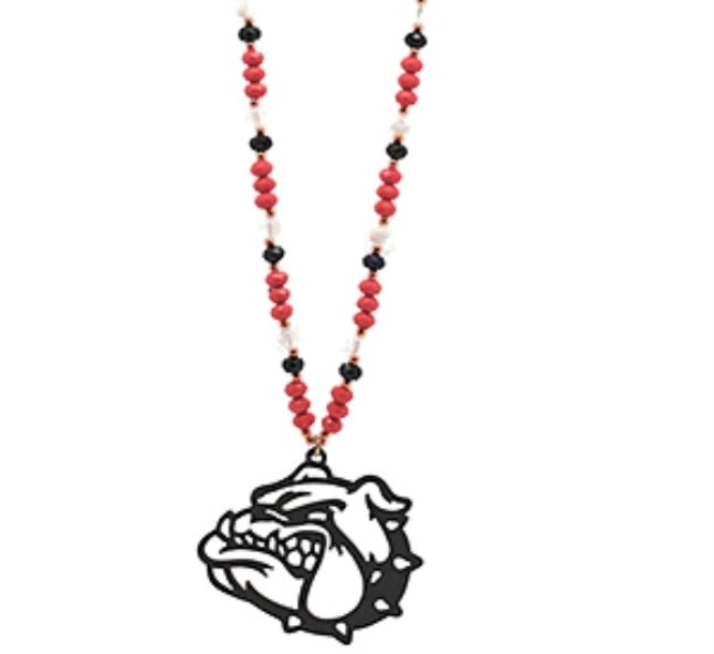 Gameday Necklaces - Bulldog