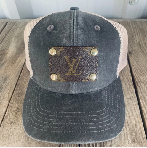 Hats Beanies Louis Vuitton LV Monogram Washed Denim Cap