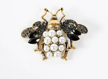 Load image into Gallery viewer, Luxury Bee Brooch - Black
