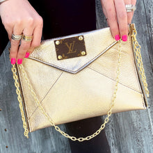 Load image into Gallery viewer, LV Genuine Leather Cross Body CLASSIC METALLICS  MADE TO ORDER
