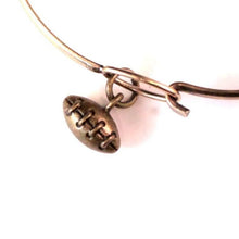 Load image into Gallery viewer, Football Charm Bracelet
