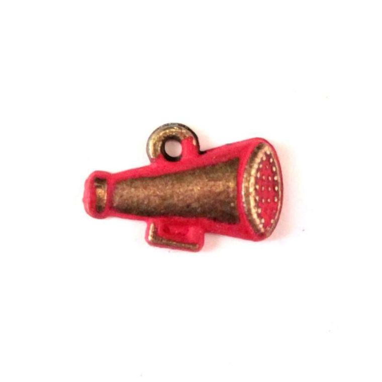Megaphone Charm Bracelet - Red