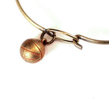 Load image into Gallery viewer, Basketball Charm Bracelet

