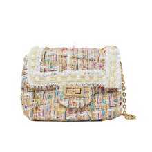 Load image into Gallery viewer, Classic Tweed Pearl Mini Bag
