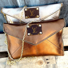 Load image into Gallery viewer, LV Genuine Leather Cross Body CLASSIC METALLICS  MADE TO ORDER
